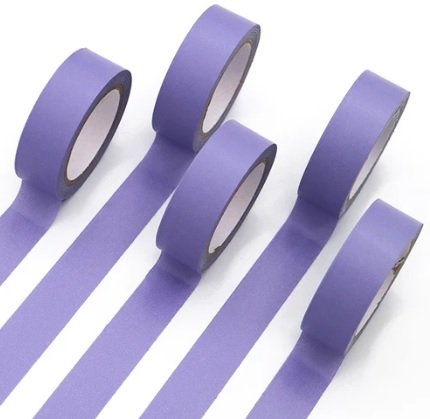 Washi Masking Tape – Lilac Low Tack